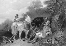 Chasseresses chevaux gravure d'occasion  Le Chesnay