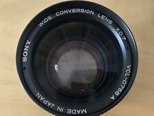 Sony wide conversion for sale  SHEFFIELD