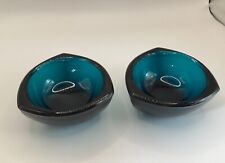 Pair turquoise glass for sale  TORRINGTON