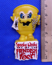 Fridge Magnet - Spooky Wooky Fiendish Feet Yoghurt Pot St Ivel for sale  Shipping to South Africa