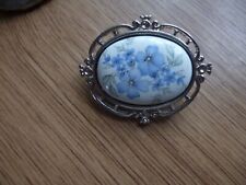 vintage porcelain flower brooch for sale  SHEFFIELD