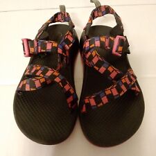 Chacos Girls Kids Youth Z1 Cubit Magenta Sandals  Size 4  Pink Black Purple for sale  Shipping to South Africa