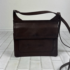 Bolsa Fossil Feminina Transversal Ombro Bolsa de Couro Carteira Embutida Vintage Marrom, usado comprar usado  Enviando para Brazil