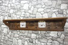 Antiguo abrigo de pared de madera holandés estante salón estante madera de roble segunda mano  Embacar hacia Argentina