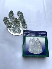 Christmas glass nativity for sale  Ireland