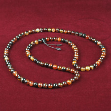 Mala Achat Kette Edelstein 8mm 108 Perlen Rot Braun Buddhistische Gebetskette comprar usado  Enviando para Brazil