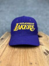 Boné chapéu vintage NBA Los Angeles Lakers masculino esportes especialidades script snapback comprar usado  Enviando para Brazil