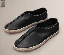 Mocassim masculino moda juvenil couro étnico chinês alpargatas sapatos D, usado comprar usado  Enviando para Brazil