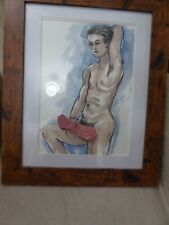 Male nude oirginalwatercolourp for sale  COLCHESTER