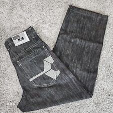 Vintage SOUTHPOLE Jeans Mens 32X30 Black Wash Loose Baggy Fit Skater Hip Hop Y2K for sale  Shipping to South Africa