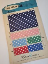 Vintage fabric sample for sale  Des Moines