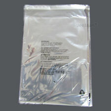 CLEAR GARMENT BAGS CELLOPHANE PEEL&SEAL PACKAGING  WARNING NOTICE CELLO BAG OPP for sale  Shipping to South Africa