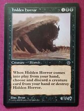 Magic The Gathering PORTAL 2ND AGE HIDDEN HORROR cartão preto MTG comprar usado  Enviando para Brazil