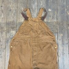 Carhartt Dungarees Denim Y2K Carpenter Workwear Overalls, Beige, Mens 46" for sale  Shipping to South Africa