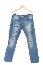MERISH Jeans Herren W32 Blau Distressed Streetwear Casual comprar usado  Enviando para Brazil