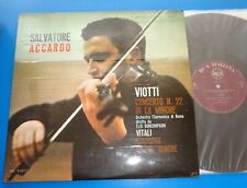 Salvatore Accardo VIOTTI Concerto No.22 VIALI Ciaccona - RCA Italiana ML 20217, usado comprar usado  Enviando para Brazil