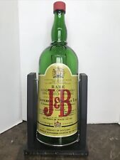 Whisky escocés vintage J&B una gallina Botella de licor vacía de 20" pantalla de base oscilante segunda mano  Embacar hacia Argentina