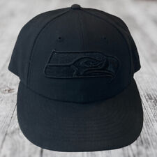 Used, New Era Black SEATTLE SEAHAWKS Fitted Hat - Size 7 1/4" - NWOT! for sale  Shipping to South Africa