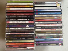 Lote de 34 CDs de trilha sonora musical da Broadway! Wicked Hamilton Singin' Camelot + comprar usado  Enviando para Brazil