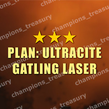 Used, PC ⭐⭐⭐ PLAN: ULTRACITE GATLING LASER ⭐⭐⭐ for sale  Shipping to South Africa
