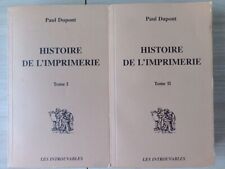 Histoire imprimerie 1998 d'occasion  Bagnols-sur-Cèze