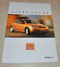 2001 Opel Astra Coupe Bertone Brochure Broszura Broszura RU na sprzedaż  PL