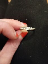 Diamonte silver band for sale  STOKE-ON-TRENT