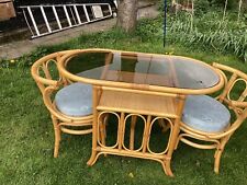 Bamboo bistro set for sale  ROTHERHAM
