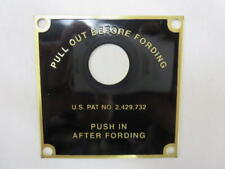 Vintage Willys Military Jeep M38 M38A1 G740 G758 Fording Data Plate for sale  Shipping to South Africa