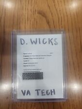 Dontayvion Wicks College Materials Signatures 2023 National Treasures Redemption for sale  Shipping to South Africa