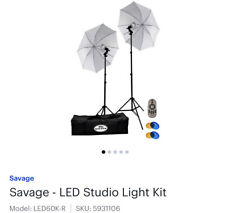 Savage - LED Studio Light Kit, used for sale  Shipping to South Africa