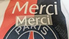 Patch MERCI Ligue des champions PSG OL Maillot porté Mbappé Neymar d'occasion  Formerie
