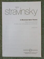 Stravinsky memoriam dylan for sale  SALISBURY