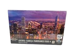 1500 peças quebra-cabeça panorâmico Chicago Skyline Quebra Cabeca Panoramico comprar usado  Enviando para Brazil