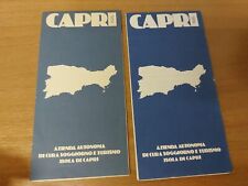 Capri cartine italiano usato  Pescia