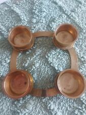 Solid brass tealight for sale  COLCHESTER