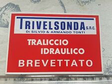 Adesivo sticker trivelsonda usato  Italia