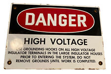 Danger high voltage for sale  Inverness