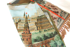 Paneles de tapiz de alfombra antiguos de colección DDR Alemania Kremlin Moscú bandera roja estrella segunda mano  Embacar hacia Argentina