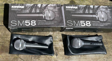 Pair shure sm58s for sale  DORKING