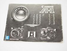 Câmera Canon A1 Manual De Instruções comprar usado  Enviando para Brazil