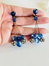Blue crystal earrings for sale  Azusa