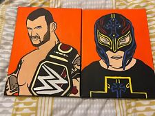 Wwe canvas paintings for sale  ST. HELENS