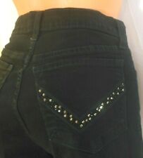 NYDJ Not Your Daughters Jeans 2 Tall Black Boot Cut Bling Mid Rise Lift & Tuck V for sale  Peoria