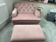 Pink loveseat sofa for sale  SUNBURY-ON-THAMES