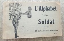 Cartes postales alphabet d'occasion  Paris IX