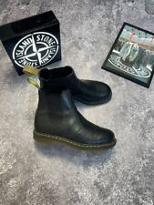 Dr. Martens Mens Black Smooth Leather Pull On Size 9 Chelsea Boots, used for sale  Shipping to South Africa