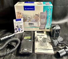 Motorola 1994 Microtac Elite na caixa original com extras! Telefone antigo! Raro! comprar usado  Enviando para Brazil