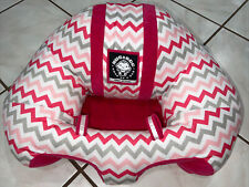 Hugaboo Infant Baby Sitting Support Chair Floor Seat Pink Chevron New In Package for sale  Shipping to South Africa