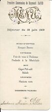 Menu ancien collection d'occasion  Caromb